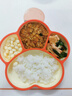 COOKSS 寶寶餐盤硅膠嬰兒學(xué)吃飯分格兒童餐具輔食碗餐盤帶吸盤 雙拼橙 曬單實(shí)拍圖