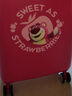 新秀麗（Samsonite）行李箱20英寸拉桿箱迪士尼草莓熊旅行箱N(xiāo)X8玫粉色登機密碼箱 曬單實(shí)拍圖