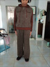 俞兆林媽媽裝連帽馬甲休閑褲衛衣三件套秋裝新款洋氣高貴中老年女裝套裝 咖啡色三件套 馬甲+長(cháng)袖T恤+長(cháng)褲 2XL 建議105-120斤 曬單實(shí)拍圖