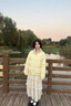 葡束2025冬季新款學(xué)院風(fēng)撞色蝴蝶結棉服女寬松休閑羽棉襖絨面包服ins 杏色 均碼 【可備注碼數】 曬單實(shí)拍圖