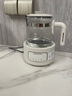 摩飛電器（Morphyrichards）全玻璃養(yǎng)生壺家用燒水壺多段控溫電熱水壺極速風(fēng)冷恒溫壺沖奶泡奶機(jī)MR5602 1.2L 椰奶白 曬單實(shí)拍圖
