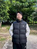 雅鹿男士羽絨馬甲男外穿2025新款時(shí)尚立領(lǐng)休閑百搭90鴨絨馬夾保暖背心 黑色 XL /180【推薦150-170斤】 曬單實(shí)拍圖