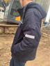 伊靚裝純棉工作服定制國家電網(wǎng)工服男女冬季全棉保暖棉衣耐磨勞保服棉襖 藏藍色（熱熔棉） 【夾克款-可拆卸內膽】 M /165 曬單實(shí)拍圖