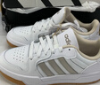 adidas ENTRAP美式校園風低幫運動板鞋少年感復古籃球鞋阿迪達斯 白/金色   38 曬單實拍圖