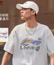 李寧短袖T恤文化衫男子夏季LOGO字母印花圓領(lǐng)運動(dòng)服AHSU745 曬單實(shí)拍圖