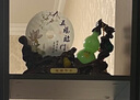 匠驢招財葫蘆玉石平安扣擺件家居客廳酒柜裝飾品輕奢高檔喬遷新居禮物 中號33*11*22CM直徑16cm 曬單實(shí)拍圖