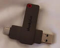 ThinkPlus聯(lián)想128GB Type-C USB3.2 雙接口U盤手機電腦通用大容量 辦公商務(wù)u盤TPU301系列 曬單實拍圖