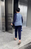俞兆林胖童秋衣秋褲套裝兒童純棉保暖內衣中大童男童秋冬基礎款打底睡衣 簡(jiǎn)約條紋 160 曬單實(shí)拍圖