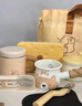 樹可大口君保溫便當(dāng)袋飯盒手提袋子帶飯包飯袋小學(xué)生上班族早餐袋 曬單實(shí)拍圖