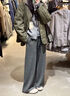皮爾卡丹（pierre cardin）日系菱格夾棉外套女秋冬加厚保暖輕薄棉服大衣?lián)炻?咖綠色(少量現(xiàn)貨) M 【建議90-110斤】 曬單實(shí)拍圖