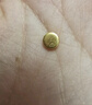 中國珠寶生日禮物送女友黃金金豆足金小金豆成長(cháng)儲備金一顆金豆約1g 曬單實(shí)拍圖