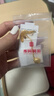 水貝黃金吊墜大號爆閃足金小方糖項鏈 足金999吊墜送老婆女友生日禮物 （光面）爆閃方糖鏈（約4g）+多退少補 普通禮盒 曬單實(shí)拍圖