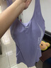 李寧（LI-NING）泳衣女士連體專(zhuān)業(yè)游泳衣大碼溫泉泳裝7551紫XL 曬單實(shí)拍圖
