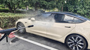 志高（CHIGO）洗車機(jī)高壓220V水泵家用大功率刷車水槍清洗機(jī)便攜式強(qiáng)力洗地神器 1800W 滾輪款18米管+泡沫壺+洗車套裝 曬單實(shí)拍圖