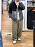 啄木鳥（TUCANO）外套男士春秋季工裝夾克男韓版休閑寬松帥氣百搭男裝 黑灰色 XL 曬單實拍圖
