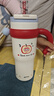 BABLOV花伴森保溫杯女士大容量冰霸杯高顏值陶瓷覆膜內(nèi)膽吸管水杯禮物 曬單實(shí)拍圖
