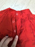 心楠女童一周歲衣服女孩寶漢服禮服嬰兒抓周百日夏季哈衣中式唐裝國風(fēng) 紅色香囊紐扣哈衣【90cm】 80 -90碼 曬單實(shí)拍圖