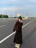 GUUKA TECH工裝風(fēng)衣女士短外套寬松秋季2025新款小個(gè)子休閑夾克連帽慵懶上衣 黑色 M 曬單實(shí)拍圖