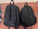 JANSPORT杰斯伯雙肩包男背書(shū)包女學(xué)生校園電腦包 47LW008 爵士黑 曬單實(shí)拍圖