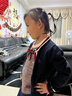 哈吉斯（HAZZYS）品牌童裝兒童女童秋新款連衣裙簡(jiǎn)約學(xué)院風(fēng)拼接連衣裙 格 130 曬單實(shí)拍圖