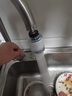 SAWAAG【德國】水龍頭過(guò)濾器家用自來(lái)水凈化器萬(wàn)向廚房延伸防濺凈水器神器凈化直飲前置濾水洗菜盆 【316不銹鋼】三檔過(guò)濾+免換濾芯 曬單實(shí)拍圖
