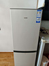 海爾（Haier）冰箱出品雙開(kāi)門(mén)二門(mén)177升冰箱家用小型冰箱租房省電不占地冷藏冷凍統帥家用小冰箱 以舊換新 177升雙門(mén)冰箱節能省電 兩天約用1度電 曬單實(shí)拍圖