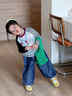 LUSON女?huà)胪畬殞氶L(cháng)褲秋裝2025春秋款嬰兒洋氣波點(diǎn)束腳褲防蚊褲 曬單實(shí)拍圖