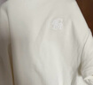 太平鳥(niǎo)女裝半高領(lǐng)修身T恤女短袖春收腰法式氣質(zhì)短款上衣 米白1 L  曬單實(shí)拍圖