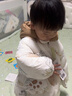 巴拉巴拉嬰兒羽絨服男童冬季女童短款外套造型可愛(ài)洋氣萌 白色調00311 100 cm 曬單實(shí)拍圖