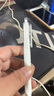 得力（deli）速干刷題筆小白筆 雙球珠ST筆尖 0.5mm按動中性筆速干順滑學生考試筆 黑色12支/盒S08-F 曬單實拍圖