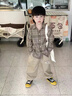 G.DUCKKIDS小黃鴨男童春裝套裝2025新款童裝毛衣兒童男孩1寶寶3春秋季三件套 米色amakami 110 cm 曬單實(shí)拍圖