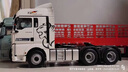 FoPcc卡車(chē)模型重卡1:24原廠(chǎng)重汽C9HG7H豪沃HOWO牽引車(chē)拖頭車(chē)模合金模型 1:24灰色C9H 工程運輸車(chē) 曬單實(shí)拍圖