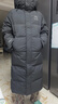 鴨鴨王一博同款312g充絨防寒羽絨服長(cháng)款男女極寒加厚冬季保暖外套HY 青光黑色-YE4B001056A L 曬單實(shí)拍圖
