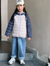 Skechers斯凱奇兒童羽絨服男童女童外套保暖中大童秋冬裝P425K050 云霧紫/02PM 130 cm 曬單實(shí)拍圖