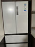 海爾（Haier）冰箱500L白色法式多門(mén)零距離自由嵌入式雙變頻風(fēng)冷一級(jí)超薄大容量家電國(guó)家補(bǔ)貼BCD-500WGHFD4DW9U1 曬單實(shí)拍圖