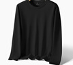 JEANSWEST LIFE真維斯長袖t恤男潮春秋純棉白色打底衫學(xué)生寬松圓領(lǐng)純色內(nèi)搭上衣 曬單實(shí)拍圖