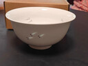 九土中式創(chuàng  )意陶瓷餐具套裝組合景德鎮簡(jiǎn)約手工家用陶瓷飯碗微波爐 大碗 魚(yú) 曬單實(shí)拍圖
