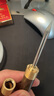 拜杰茶針茶具配件不銹鋼茶刀開(kāi)普洱茶餅功夫茶具茶道六君子黑檀木茶針 曬單實(shí)拍圖