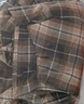 森馬（Semir）長(cháng)袖襯衫女中長(cháng)款慵懶寬松落肩秋季chic復古格紋襯衣101524105004 曬單實(shí)拍圖