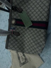 古馳（GUCCI）Padlock系列GG女士單肩包女包 米色/烏木色白邊479197KHNKG9761 曬單實(shí)拍圖