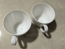 嵐汀陶瓷骨瓷大號早餐杯帶把純白杯子陶瓷杯有手柄水杯可印字LOGO定制 純白大號早餐杯無(wú)蓋 曬單實(shí)拍圖