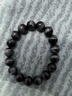 綠儂珠寶 藍虎眼石手鏈藍色貓眼石虎睛石手串男女情侶款生日禮物 珠徑約12mm單圈手串 曬單實(shí)拍圖