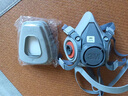 3M防毒面具噴漆防塵防有機(jī)氣體防毒面罩面具套裝（6200+6001 七件套） 曬單實(shí)拍圖