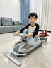 卡卡曼兒童電動(dòng)扭扭車(chē)1-3-6歲大人可坐充電高續航大馬力玩具寶寶拖地車(chē) 頂配藍【12V大電瓶+可變速+拖斗+可坐大人】 周歲生日禮物成人搖搖車(chē)充電溜溜車(chē) 曬單實(shí)拍圖