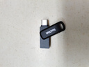 閃迪（SanDisk）128GB Type-C USB3.2 手機U盤DDC3黑色 讀速高達400MB/s 自動備份 手機電腦兩用  曬單實拍圖