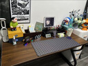全品屋實(shí)木電腦桌雙人書桌辦公桌工作臺(tái)學(xué)生臺(tái)式電競(jìng)桌140CM 曬單實(shí)拍圖