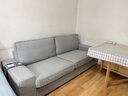 宜家（IKEA）KIVIK奇維三人布藝沙發(fā)可拆洗客廳家居 米色/灰色提伯勒比 曬單實(shí)拍圖