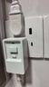 施耐德電氣五孔帶USB+Type-C(快充21W)電源插座面板86型暗裝 皓呈奶油白色 曬單實(shí)拍圖