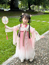 班喜迪漢服女童連衣裙秋裝2025新款國風(fēng)寶寶周歲禮服兒童古風(fēng)公主裙秋季 粉色 110 曬單實(shí)拍圖