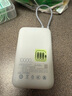小米（MI）【3C認(rèn)證】小米充電寶移動(dòng)電源 10000  自帶線雙向快充口袋版 電源 灰藍(lán)色可上飛機(jī)/火車(chē) 曬單實(shí)拍圖